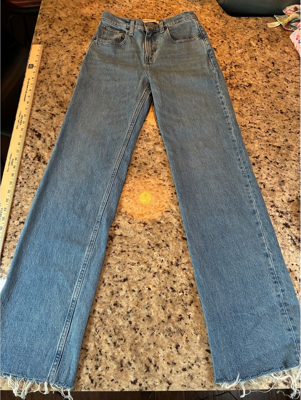 Abercrombie & Fitch The '90s Relaxed High Rise Jeans Size 25 Long